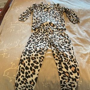 Fornia leopard print pajamas